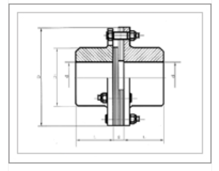JZM型重型機械用膜片聯軸器